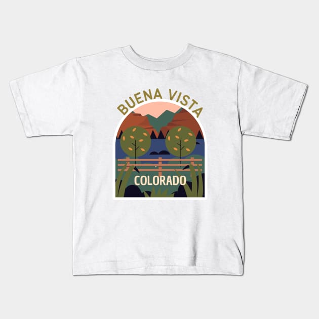 Buena Vista Colorado Kids T-Shirt by osmansargin